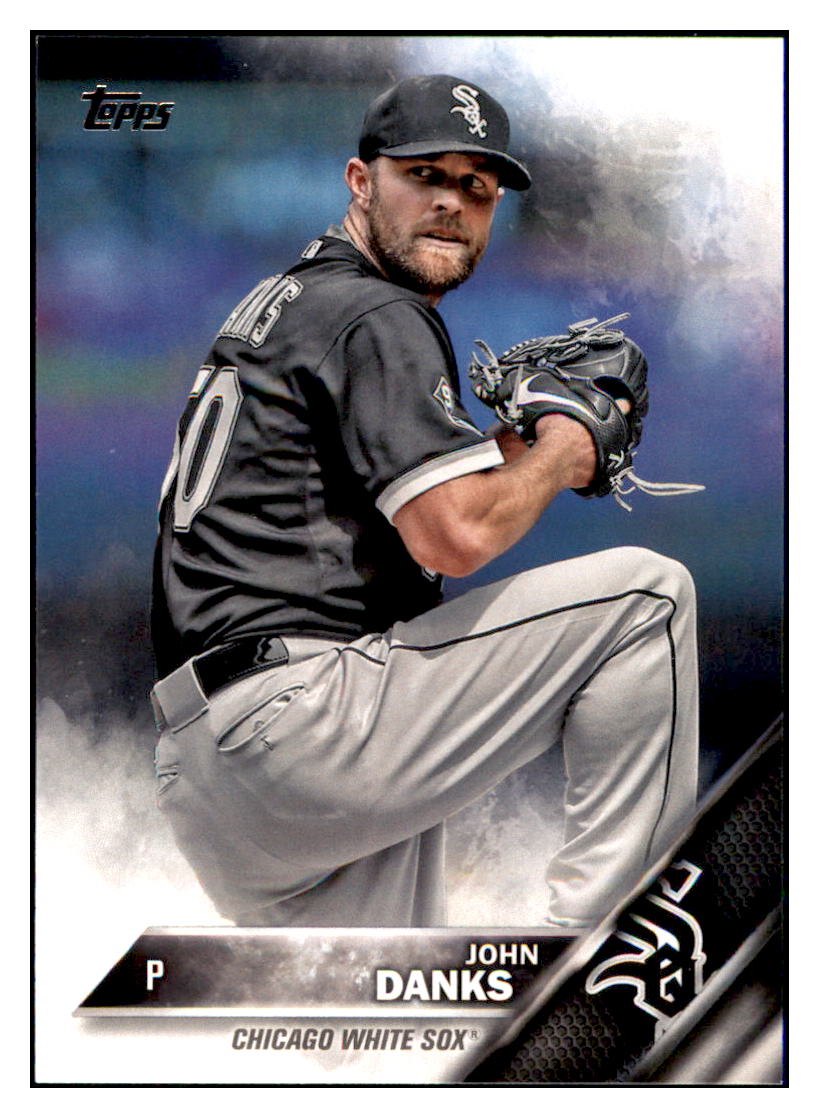 2016 Topps John Danks  Chicago White Sox #71 Baseball card   MATV4 simple Xclusive Collectibles