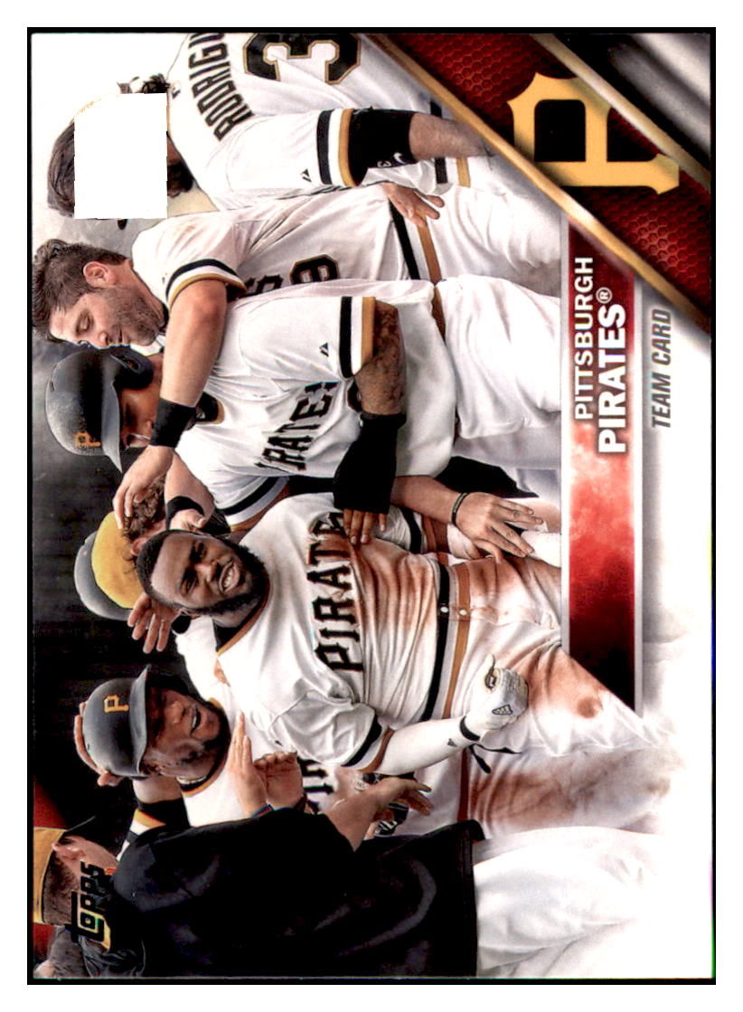 2016 Topps Pittsburgh Pirates Baseball Cards Team Set