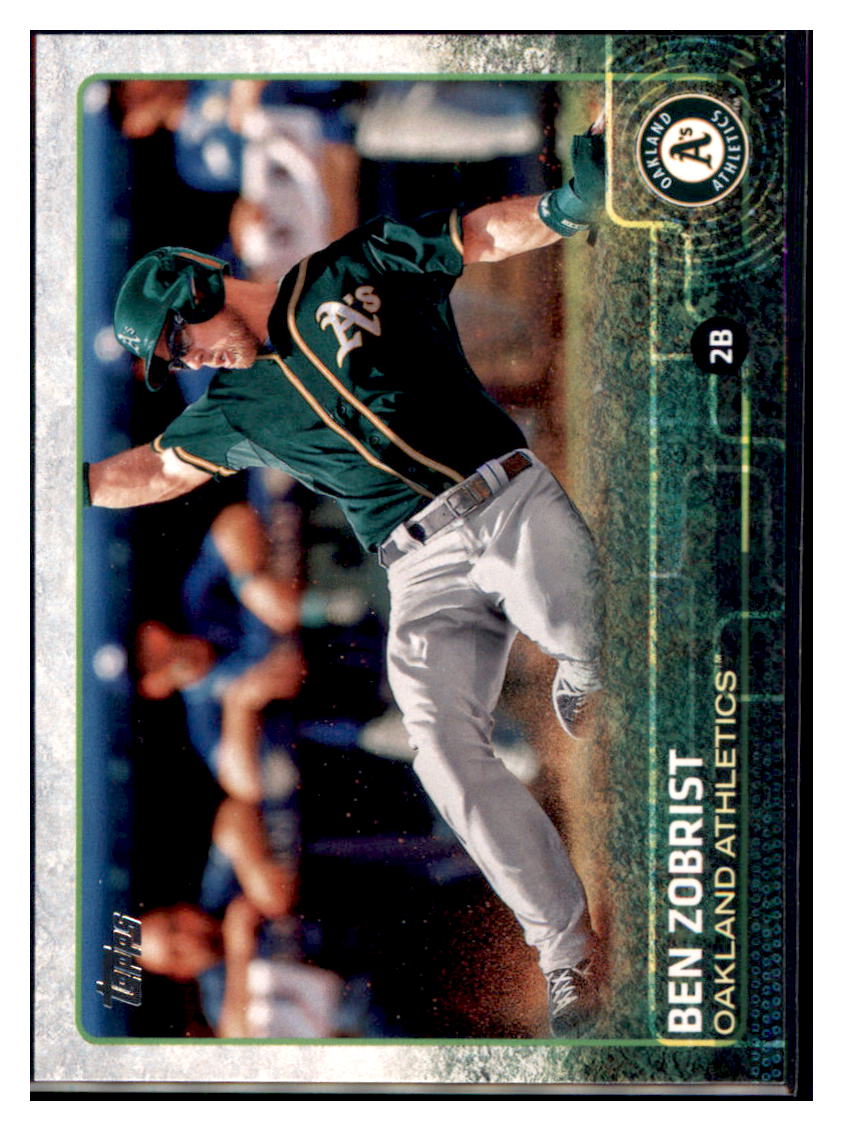 2015 Topps Oakland Athletics Ben
  Zobrist  Oakland Athletics #OA7
  Baseball card   MATV4 simple Xclusive Collectibles