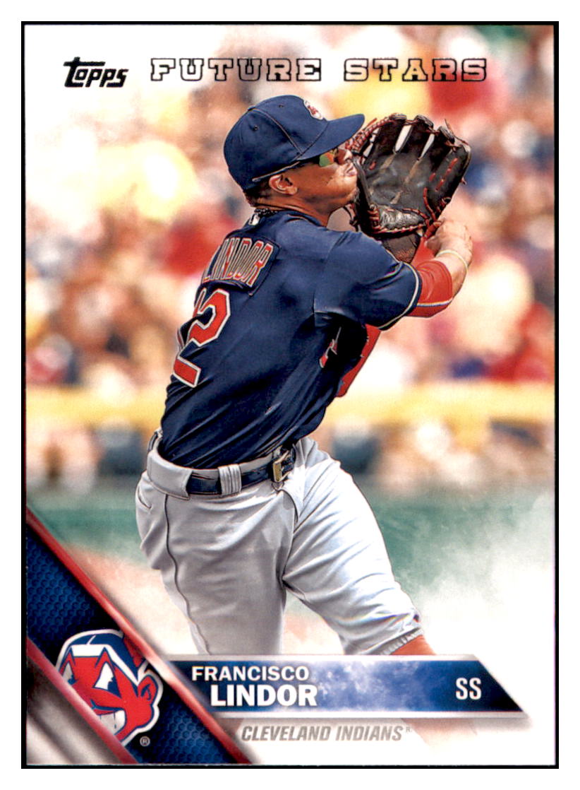 2016 Topps Cleveland Indians Francisco
Lindor Cleveland Indians #CI-1
Baseball card MATV4 simple Xclusive Collectibles