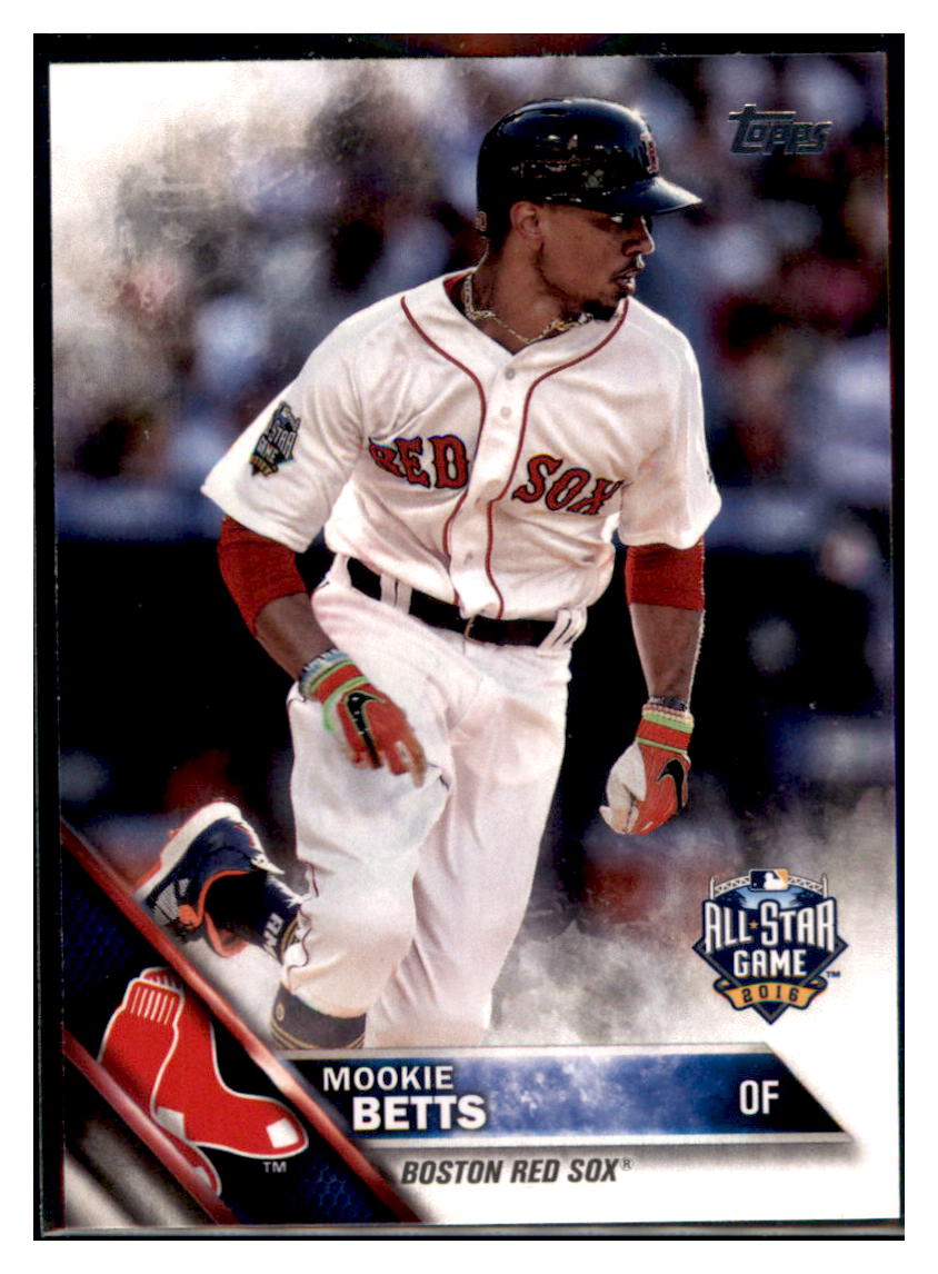 2016 Topps Update Mookie Betts ASG Boston Red Sox #US201a Baseball card MATV4 simple Xclusive Collectibles