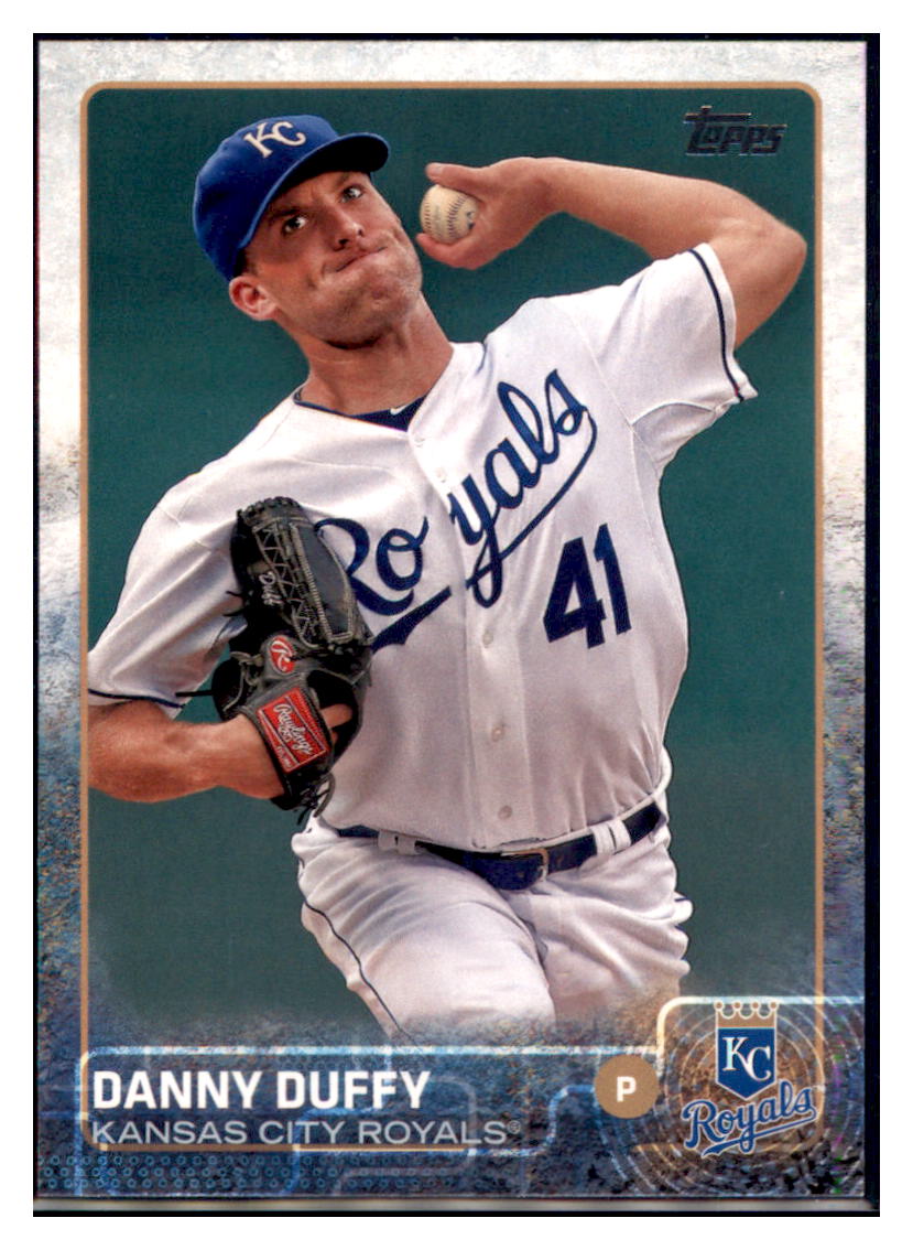 2015 Topps Danny Duffy  Kansas City Royals #378 Baseball card   MATV4 simple Xclusive Collectibles
