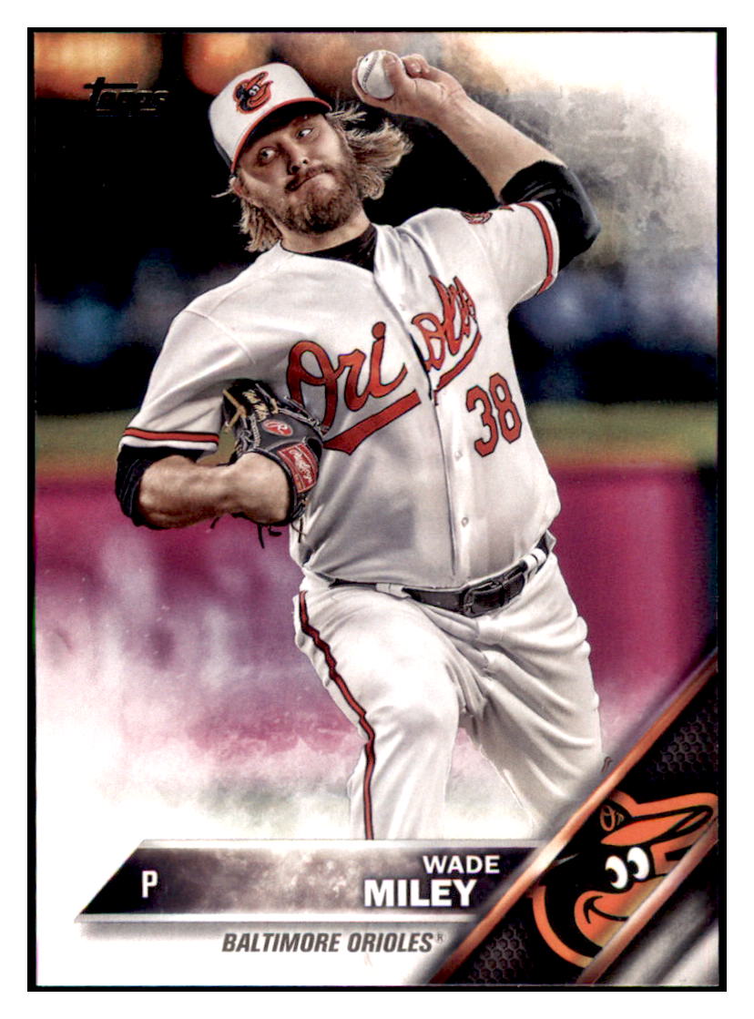 2016 Topps Update Wade Miley Baltimore Orioles #US77 Baseball card MATV4_1a simple Xclusive Collectibles