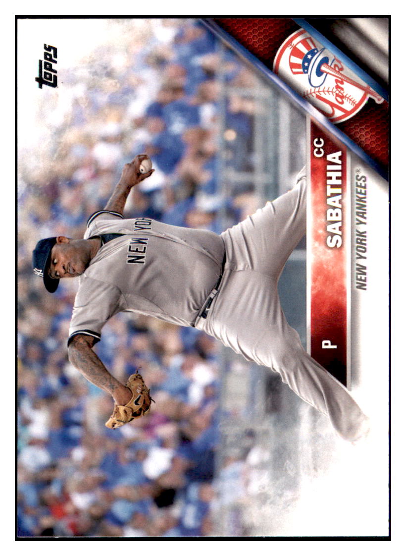 2016 Topps CC Sabathia  New York Yankees #142 Baseball card   MATV4_1a simple Xclusive Collectibles