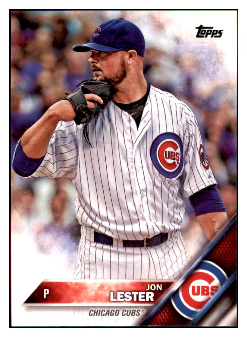 2016 Topps Jon Lester Chicago Cubs #151 Baseball card MATV4_1a simple Xclusive Collectibles