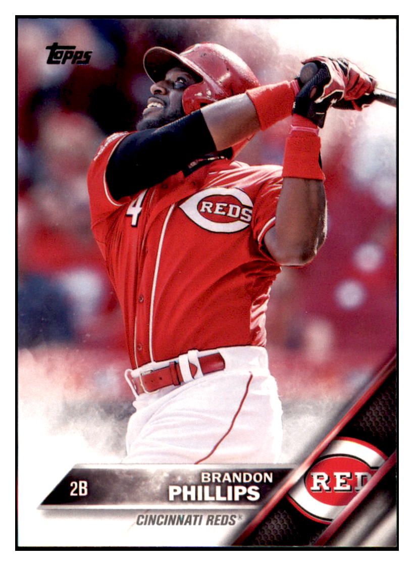 2016 Topps Brandon Phillips Cincinnati Reds #176 Baseball card MATV4 simple Xclusive Collectibles