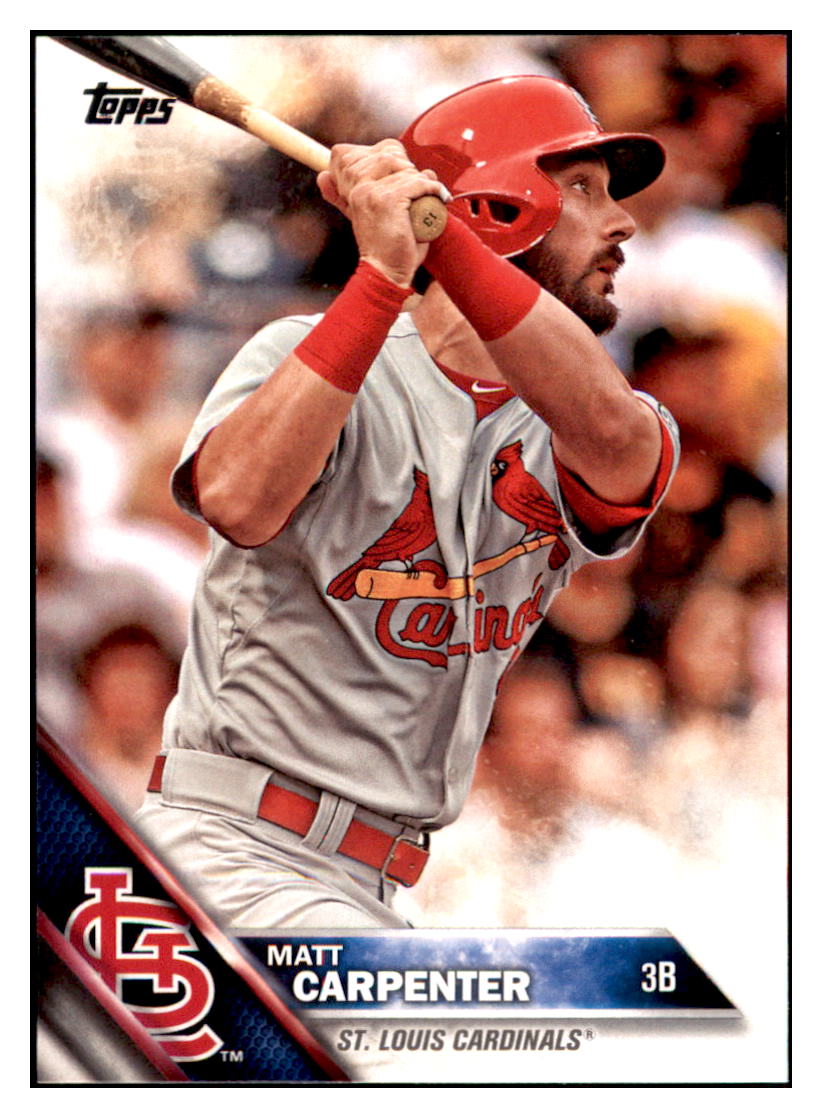 2016 Topps Matt Carpenter  St. Louis Cardinals #244 Baseball card   MATV4 simple Xclusive Collectibles