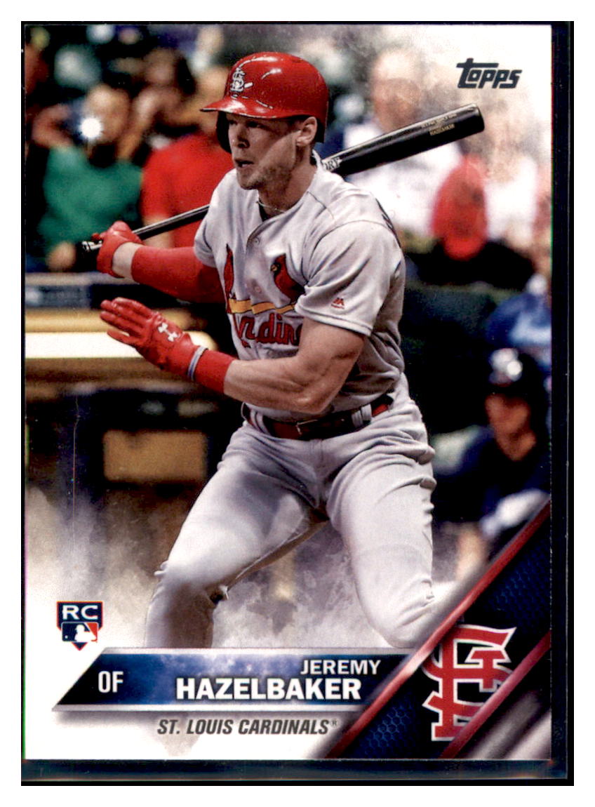 2016 Topps Update Jeremy Hazelbaker  St. Louis Cardinals #US99a Baseball
  card   MATV4 simple Xclusive Collectibles