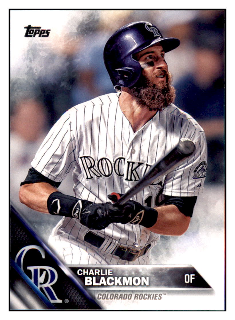 2016 Topps Charlie Blackmon  Colorado Rockies #93 Baseball card   MATV4 simple Xclusive Collectibles