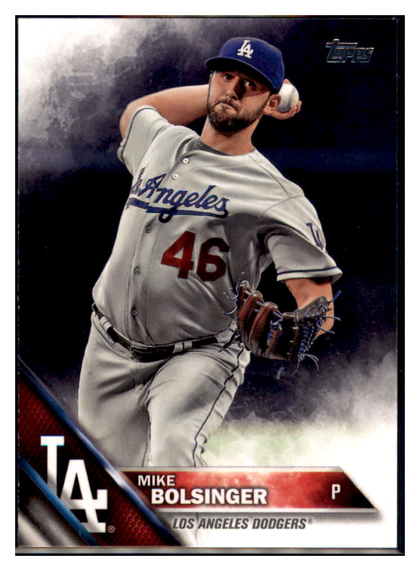 2016 Topps Update Mike Bolsinger Los Angeles Dodgers #US98 Baseball
card MATV4_1a simple Xclusive Collectibles