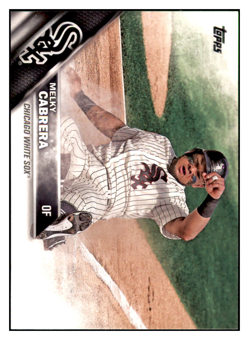2016 Topps Melky Cabrera Chicago White Sox #122 Baseball card MATV4 simple Xclusive Collectibles