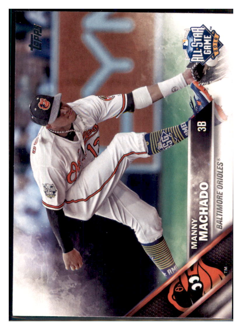 2016 Topps Update Manny Machado Baltimore Orioles #US1 Baseball card MATV4_1a simple Xclusive Collectibles
