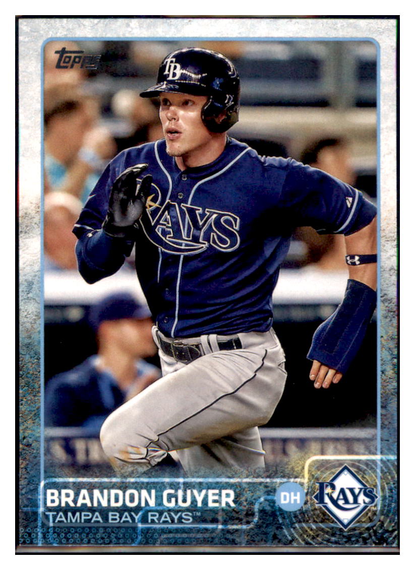 2015 Topps Brandon Guyer Tampa Bay Rays #392 Baseball card MATV4 simple Xclusive Collectibles