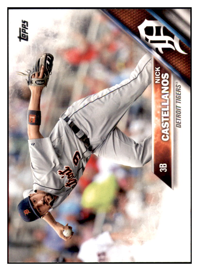 2016 Topps Nick Castellanos Detroit Tigers #253 Baseball card MATV4 simple Xclusive Collectibles