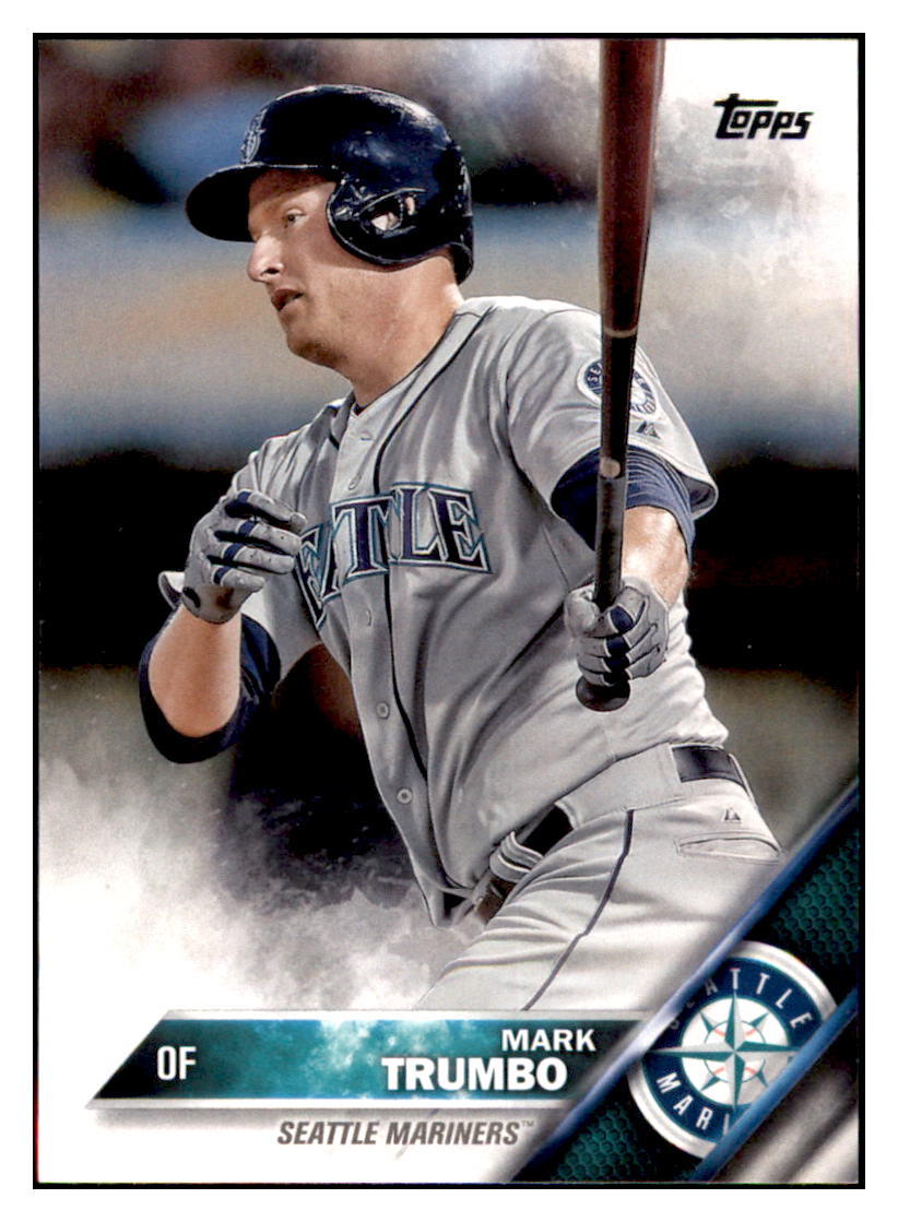 2016 Topps Mark Trumbo Seattle Mariners #39 Baseball card MATV4_1a simple Xclusive Collectibles