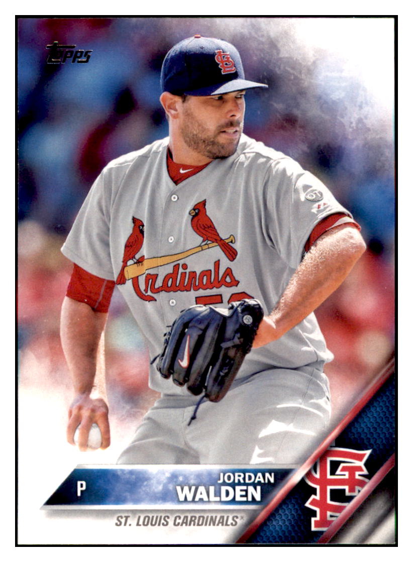 2016 Topps Jordan Walden  St. Louis Cardinals #106 Baseball card   MATV4_1a simple Xclusive Collectibles