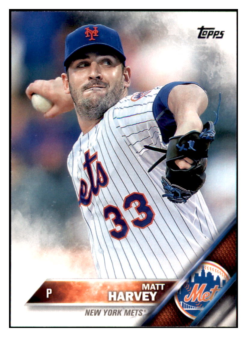 2016 Topps Matt Harvey  New York Mets #67 Baseball card   MATV4 simple Xclusive Collectibles