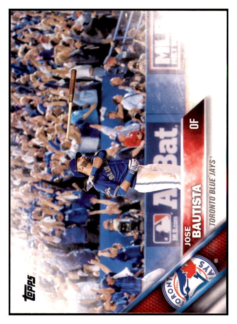 2016 Topps Jose Bautista Toronto Blue Jays #96 Baseball card MATV4 simple Xclusive Collectibles