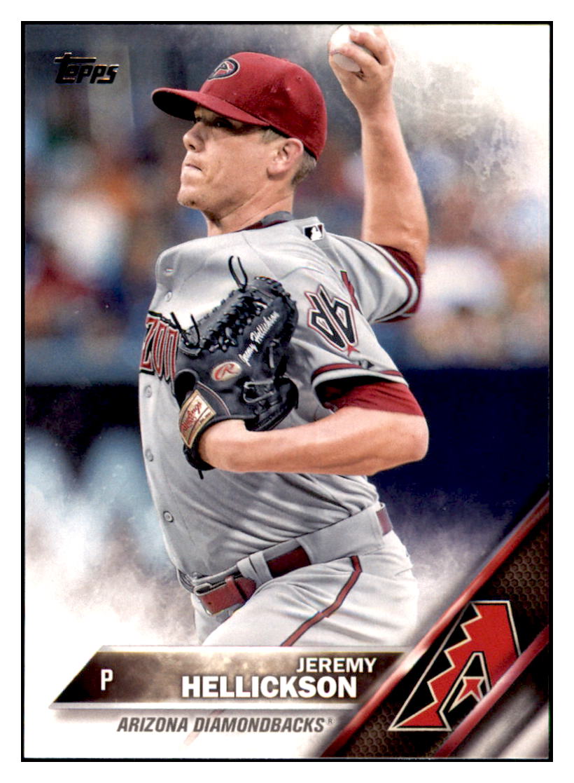 2016 Topps Jeremy Hellickson  Arizona Diamondbacks #104 Baseball
  card   MATV4 simple Xclusive Collectibles