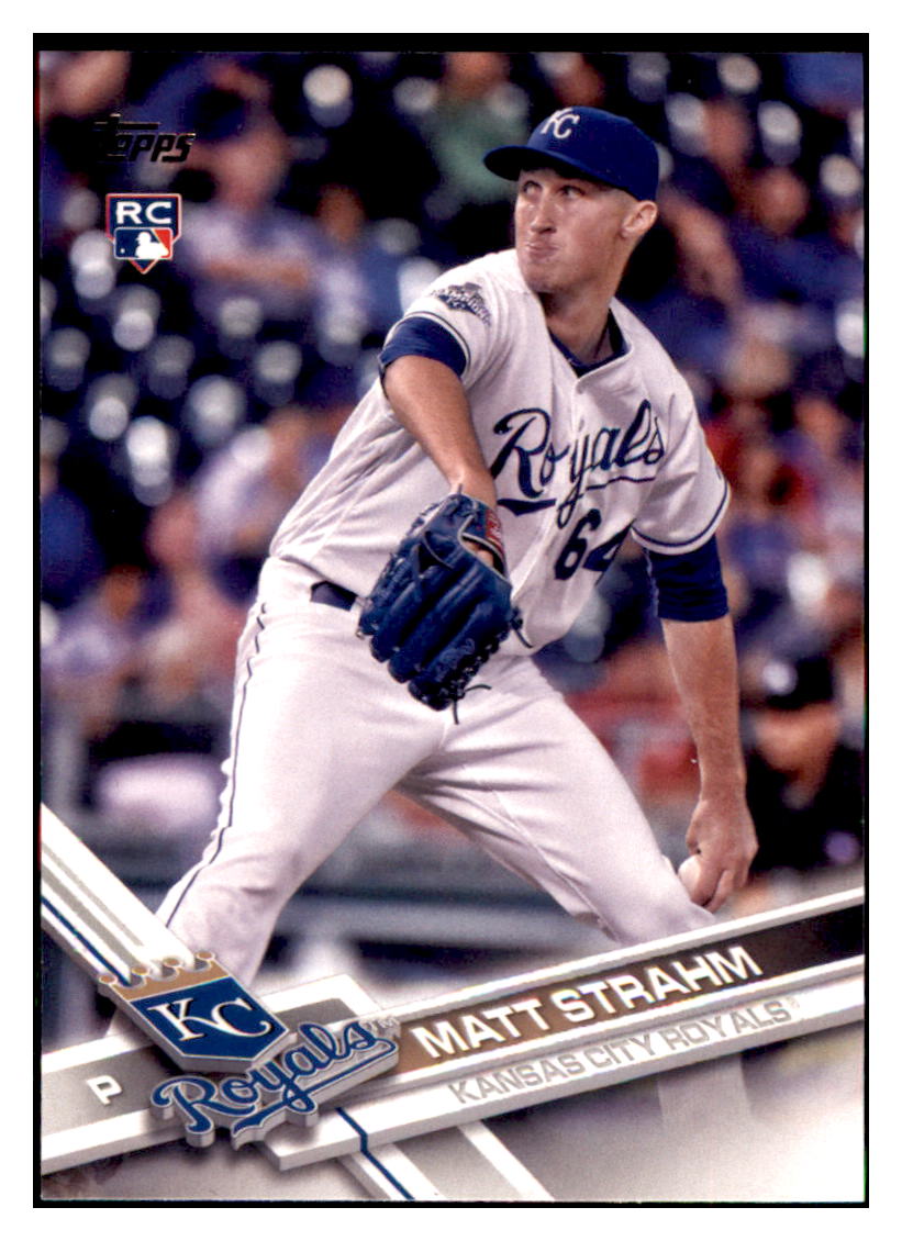 2017 Topps Matt Strahm Kansas City Royals #97 Baseball card   MATV4 simple Xclusive Collectibles   