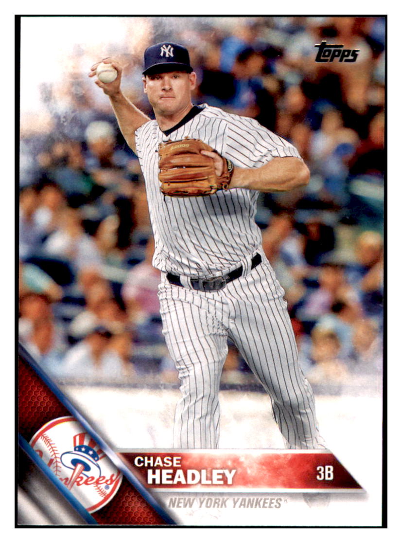 2016 Topps Chase Headley  New York Yankees #194 Baseball card   MATV4 simple Xclusive Collectibles