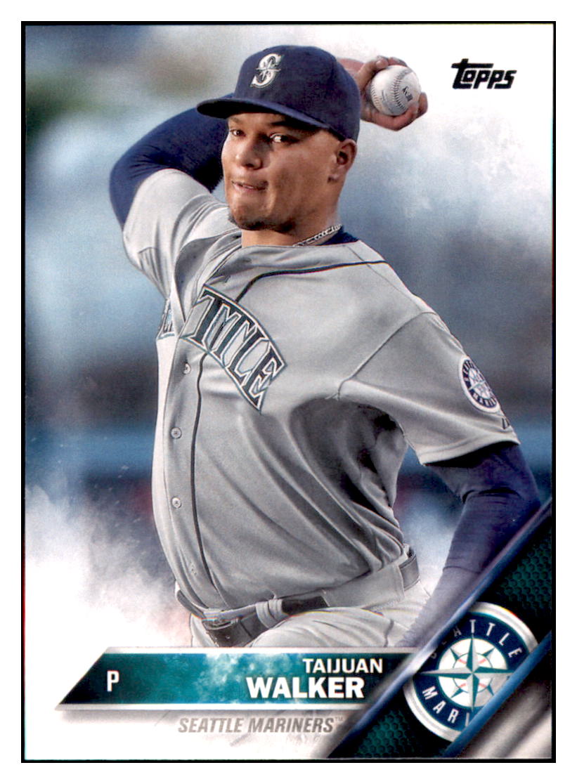 2016 Topps Seattle Mariners Taijuan
Walker Seattle Mariners #SM-11
Baseball card MATV4 simple Xclusive Collectibles