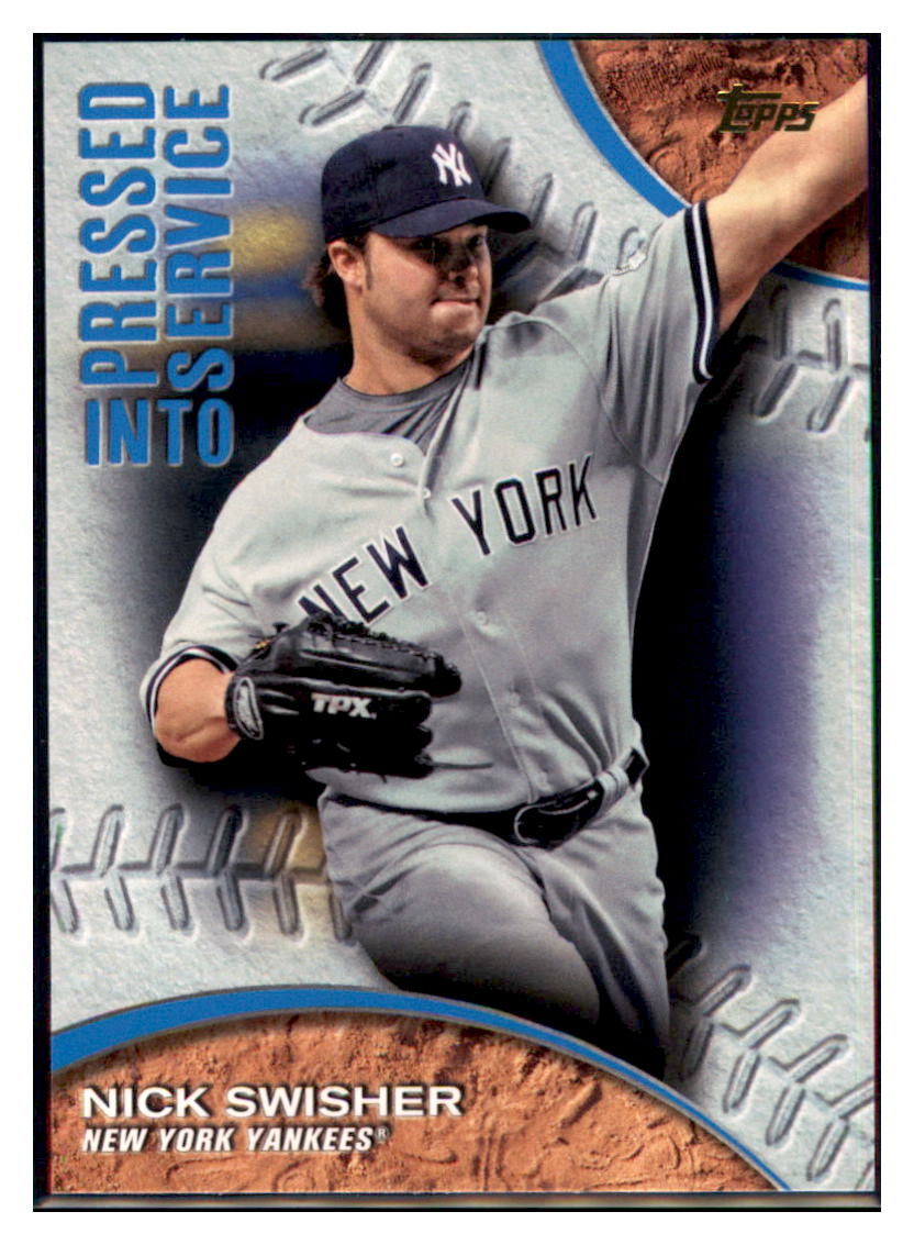 2016 Topps Nick Swisher New York Yankees #PIS-10 Baseball card MATV4 simple Xclusive Collectibles