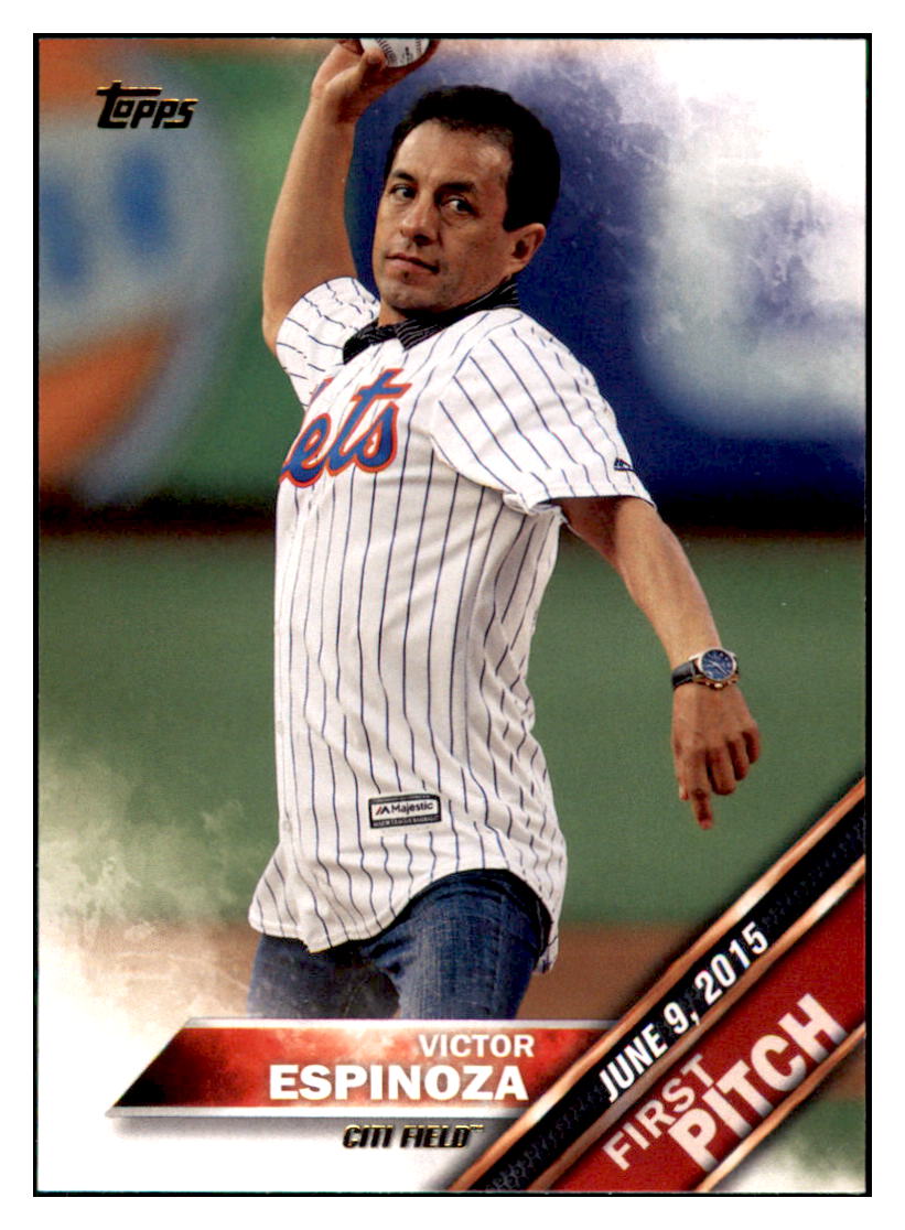 2016 Topps Victor Espinoza  New York Mets #FP-9 Baseball card   MATV4 simple Xclusive Collectibles