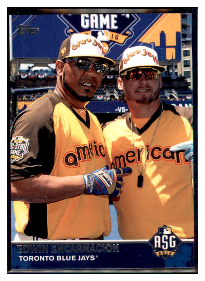 2016 Topps Update Edwin Encarnacion ASG Toronto Blue Jays #MLB-21 Baseball
card MATV4 simple Xclusive Collectibles