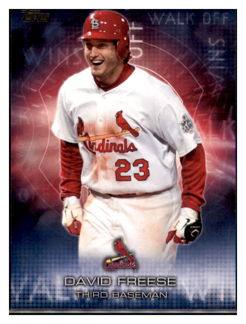 2016 Topps David Freese  St. Louis Cardinals #WOW-5 Baseball
  card   MATV4 simple Xclusive Collectibles