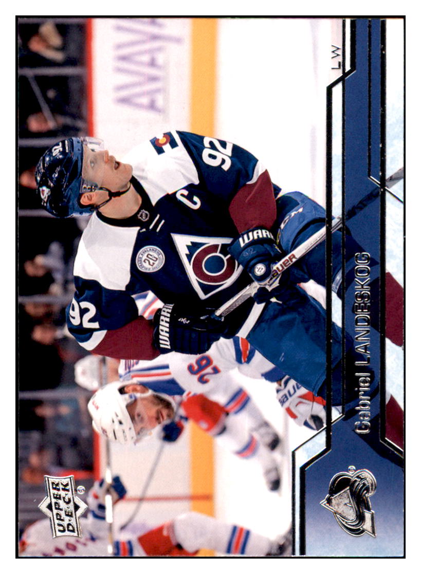 2016 Upper Deck Gabriel Landeskog  Colorado Avalanche #49 Hockey card   VHSB2 simple Xclusive Collectibles