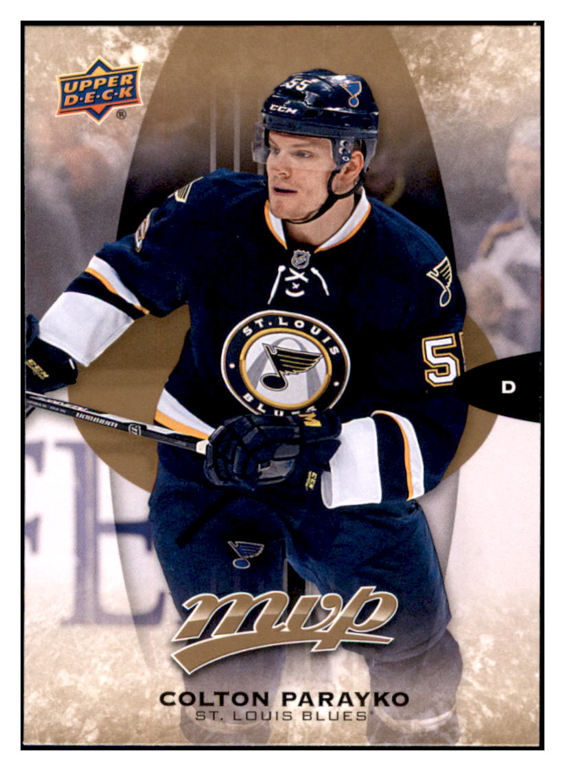 2016 Upper Deck MVP Colton Parayko  St. Louis Blues #77 Hockey card   VHSB2 simple Xclusive Collectibles