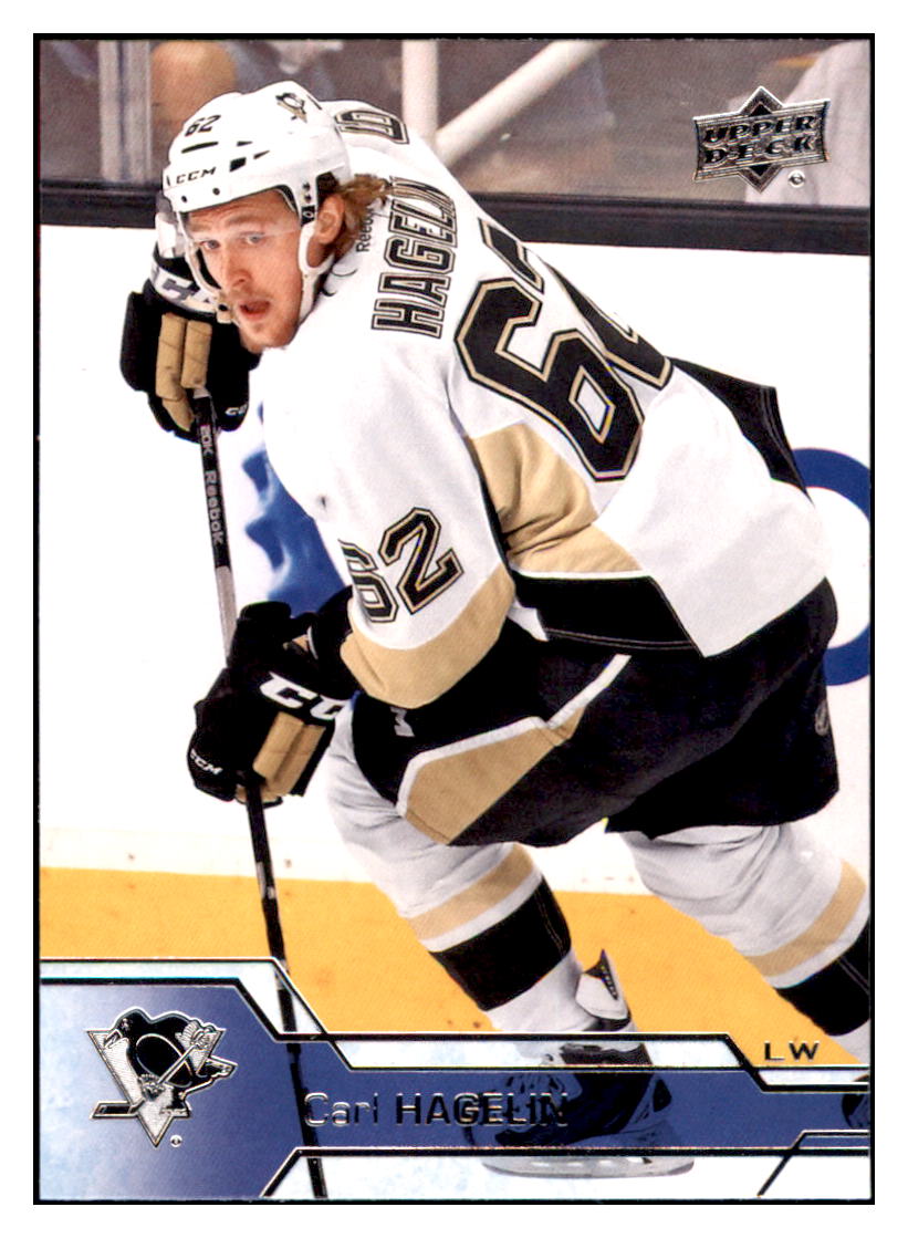 2016 Upper Deck Carl Hagelin  Pittsburgh Penguins #142 Hockey card   VHSB2 simple Xclusive Collectibles