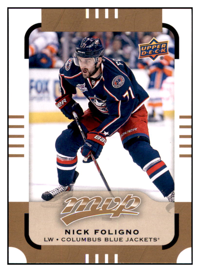 2015 Upper Deck MVP Nick Foligno Columbus Blue Jackets #86 Hockey card VHSB2 simple Xclusive Collectibles