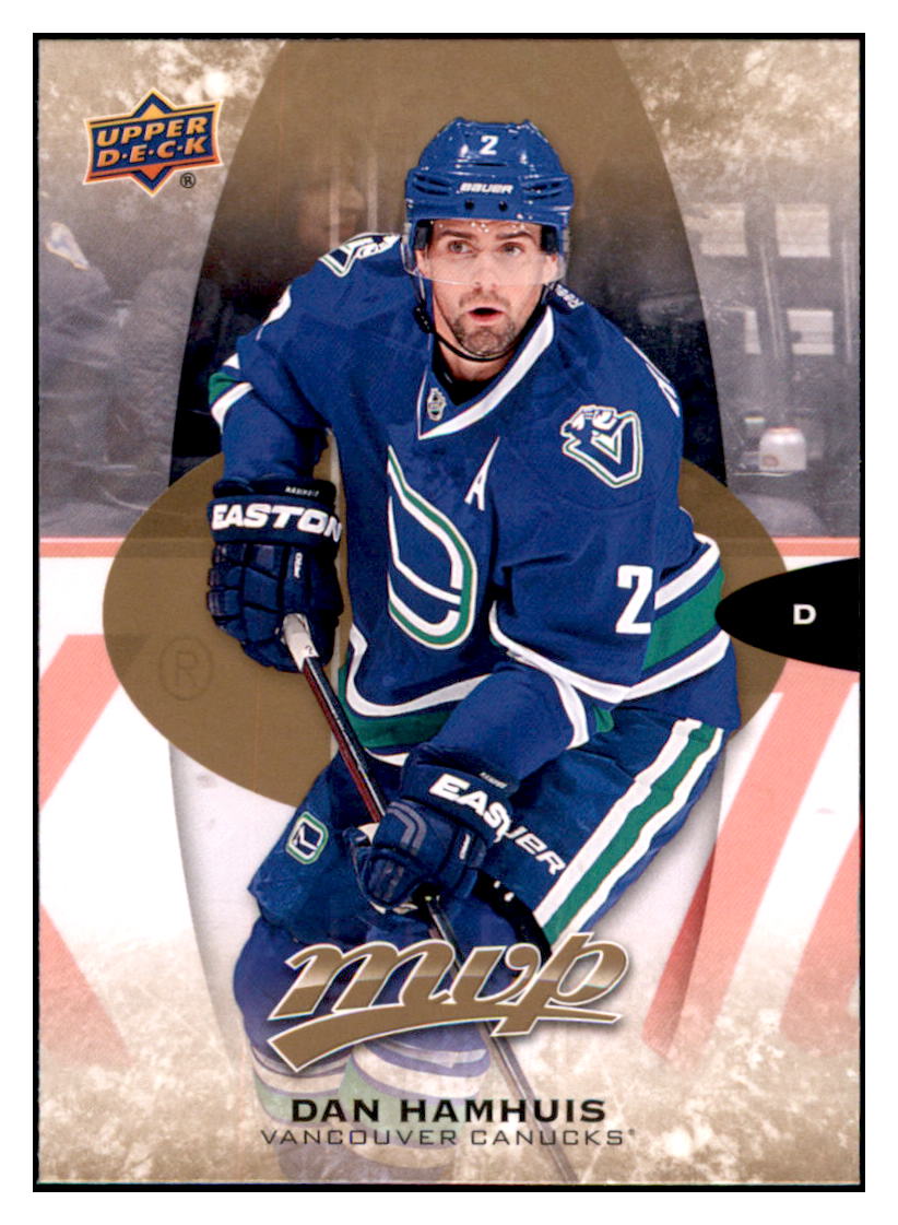2016 Upper Deck MVP Dan Hamhuis  Vancouver Canucks #130 Hockey card   VHSB2 simple Xclusive Collectibles