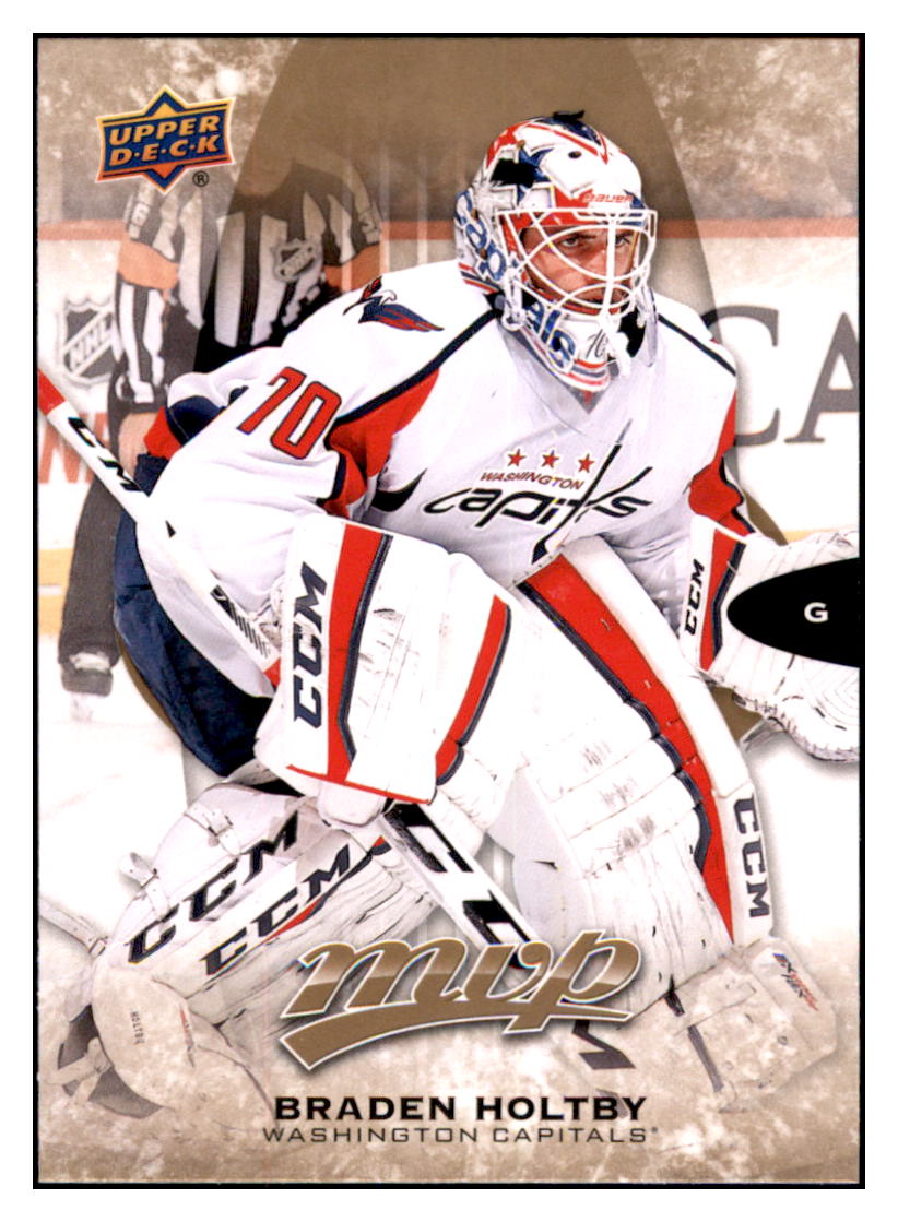 2016 Upper Deck MVP Braden Holtby  Washington Capitals #68 Hockey card   VHSB2 simple Xclusive Collectibles