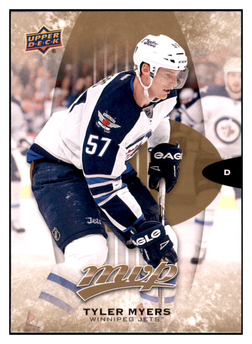 2016 Upper Deck MVP Tyler Myers Winnipeg Jets #95 Hockey card VHSB2 simple Xclusive Collectibles