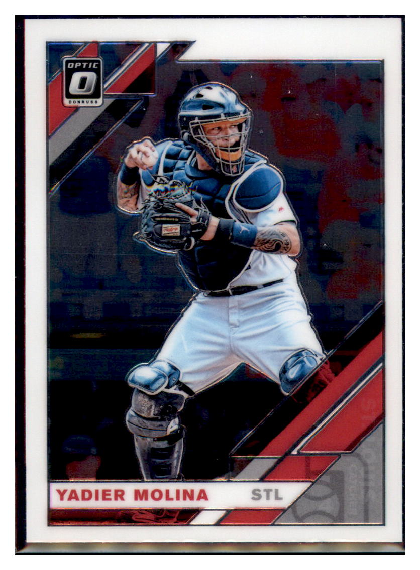 2019 Donruss Optic Yadier Molina St. Louis Cardinals #147 Baseball
card VSMP1BOWV1 simple Xclusive Collectibles