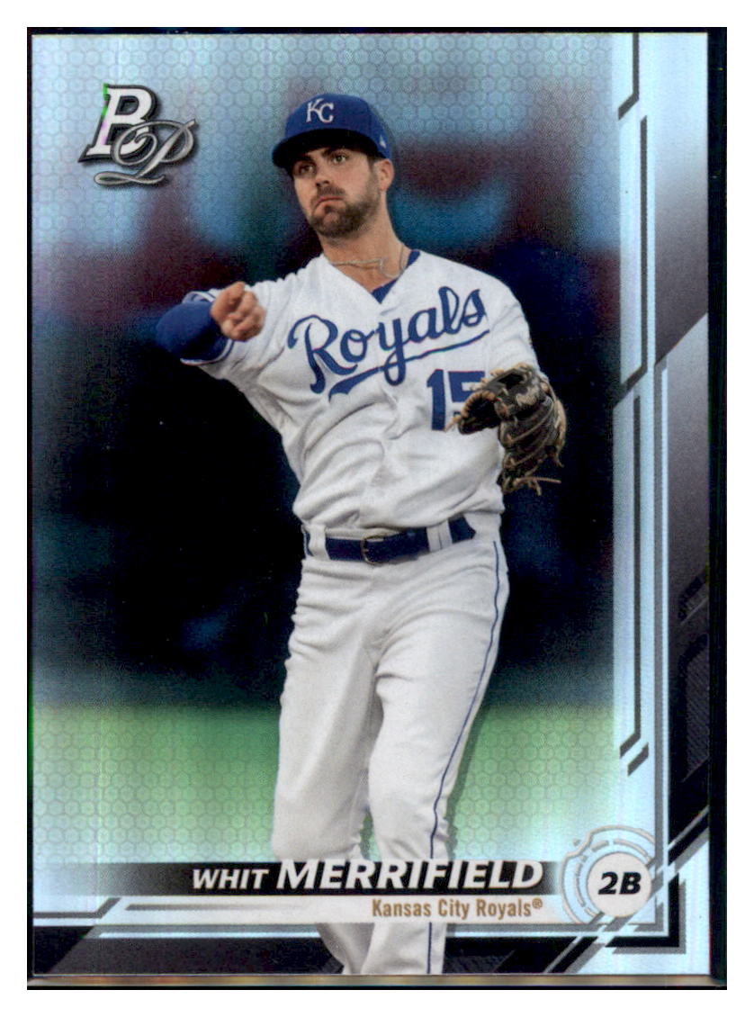 2019 Bowman Platinum Whit Merrifield Kansas City Royals #86 Baseball card  VSMP1