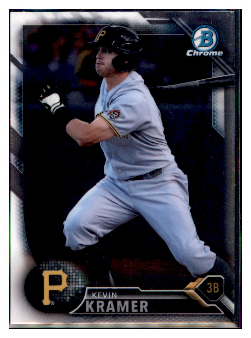 2016 Bowman Kevin Kramer    Pittsburgh Pirates #BCP46 Baseball
  card   VSMP1BOWV1 simple Xclusive Collectibles