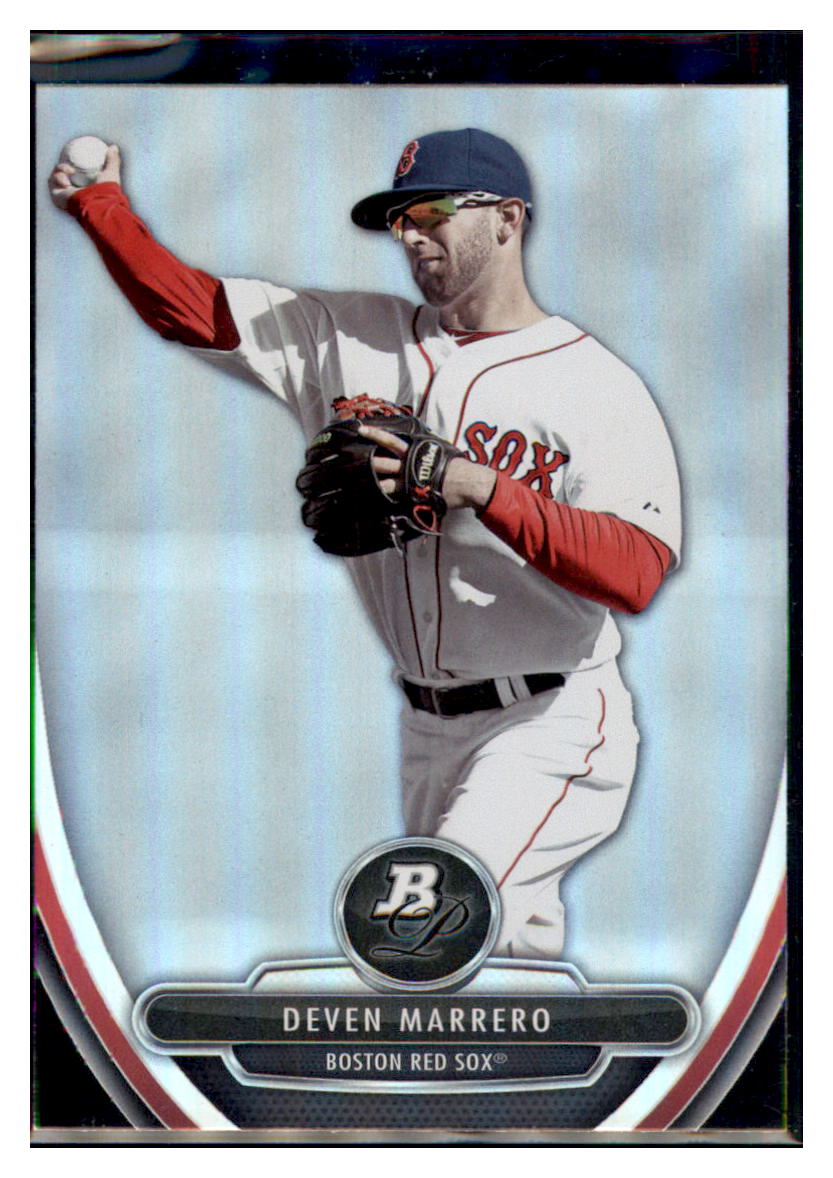 2013 Bowman Platinum Deven Marrero    Boston Red Sox #BPP89 Baseball card   VSMP1BOWV1 simple Xclusive Collectibles