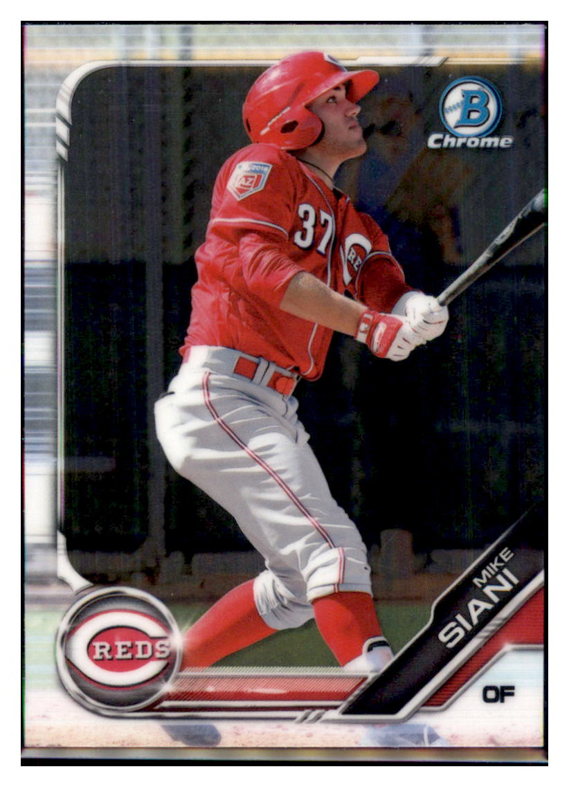 2019 Bowman Chrome Mike Siani Cincinnati Reds #BCP-228 Baseball
card VSMP1BOWV1 simple Xclusive Collectibles