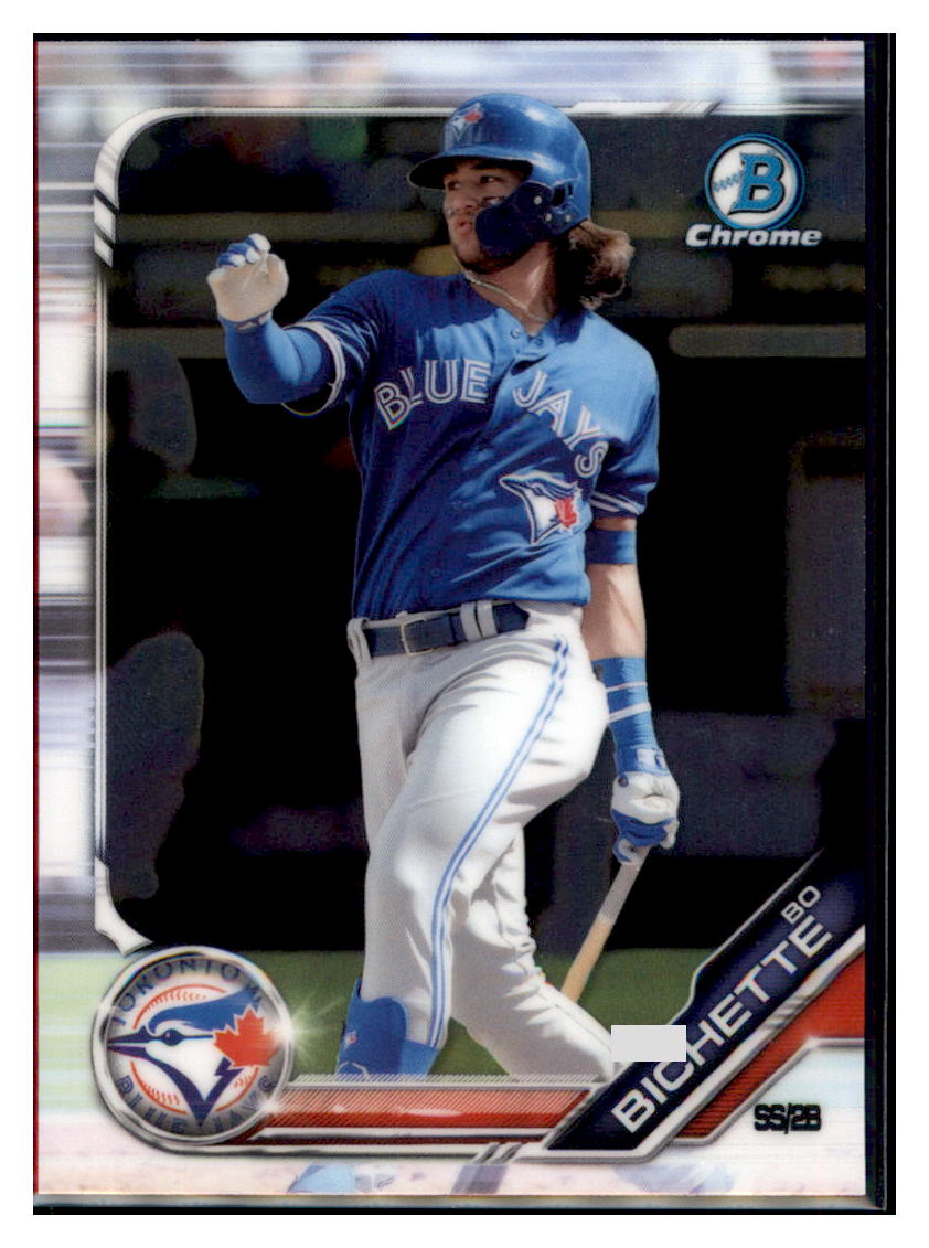 2019 Bowman Chrome Bo Bichette Toronto Blue Jays #BCP-234 Baseball
card VSMP1BOWV1 simple Xclusive Collectibles
