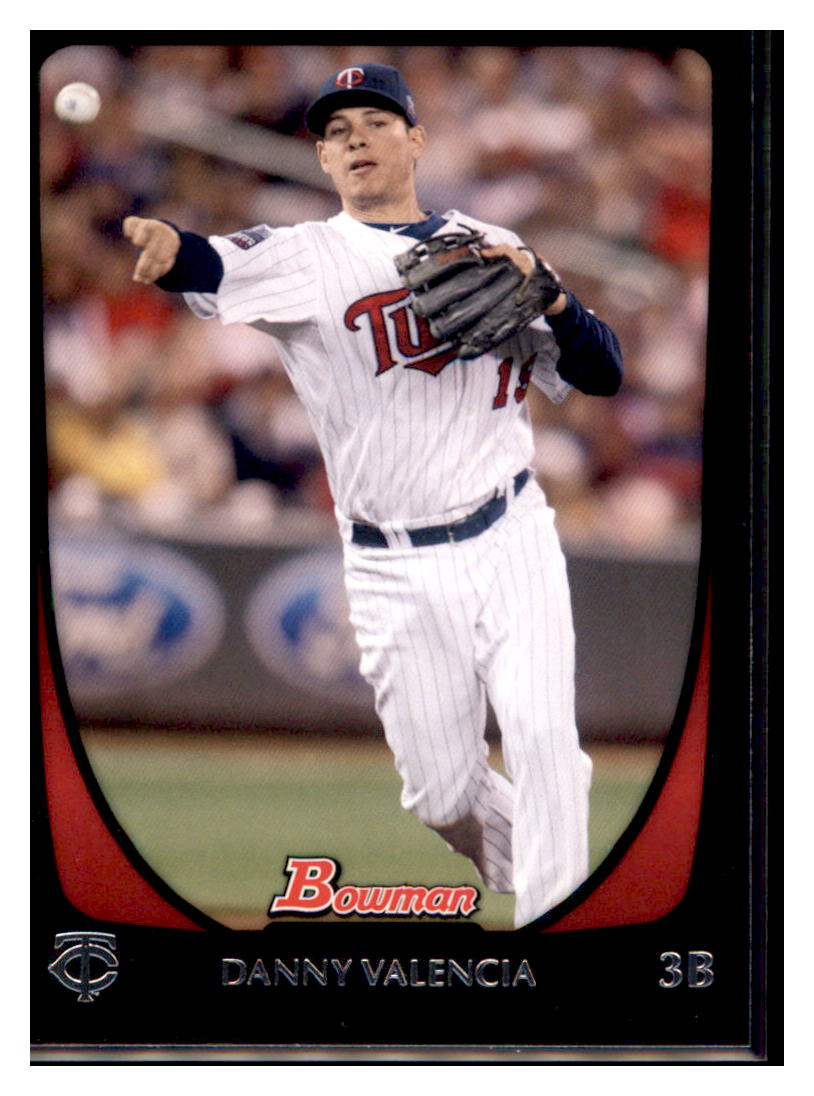 2011 Bowman Danny Valencia Minnesota Twins #152 Baseball card VSMP1BOWV1 simple Xclusive Collectibles