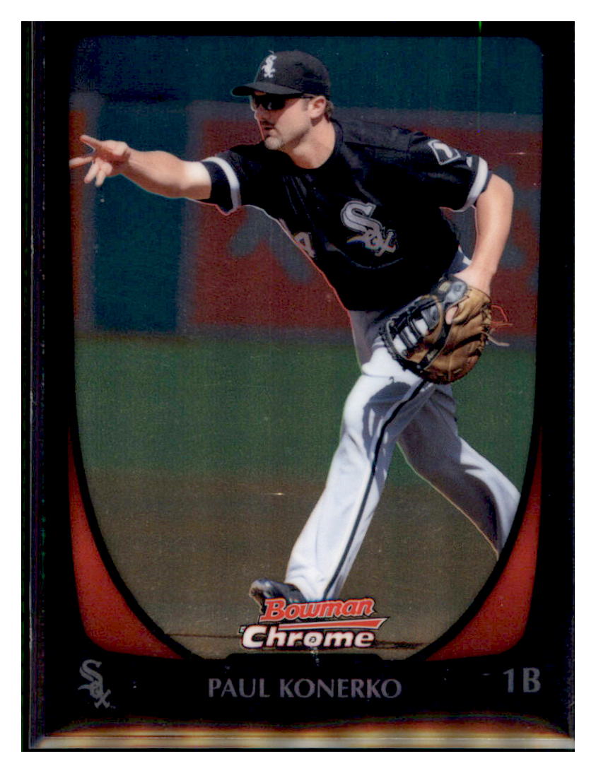 2011 Bowman Chrome Paul Konerko Chicago White Sox #62 Baseball card   VSMP1BOWV1 simple Xclusive Collectibles