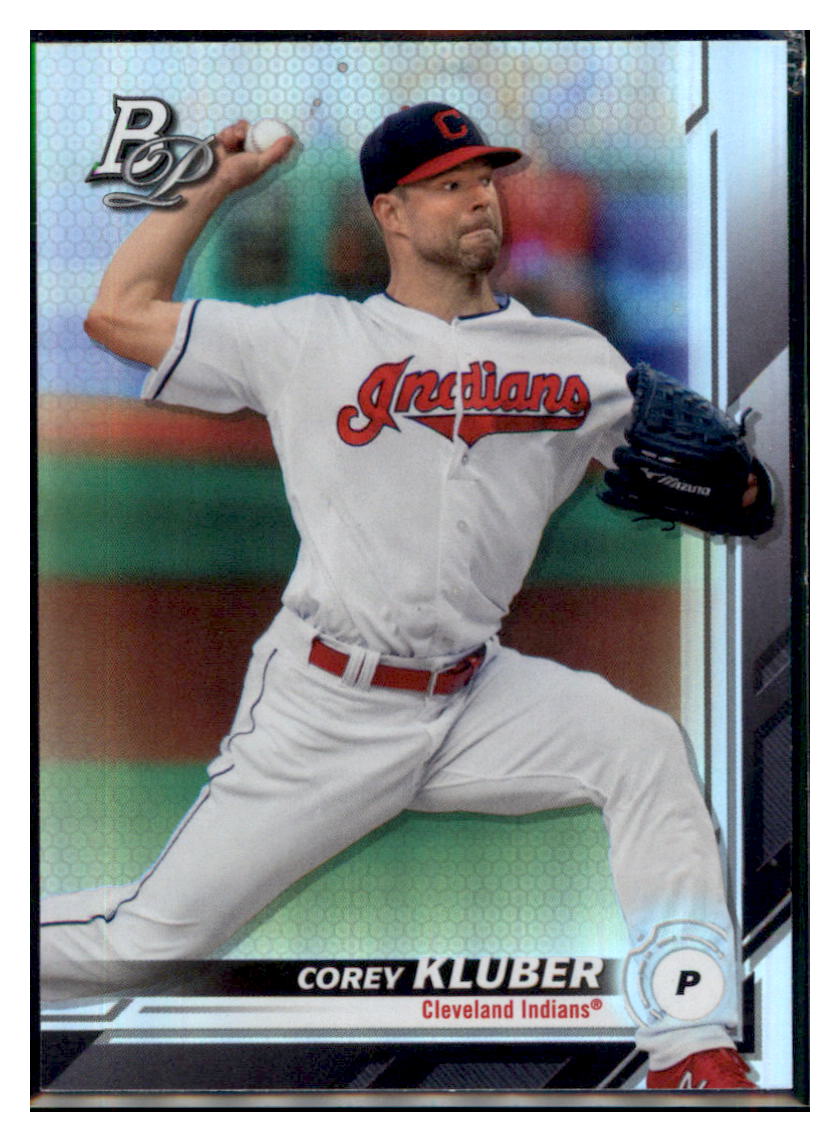 2019 Bowman Platinum Corey Kluber Cleveland Indians #46 Baseball card VSMP1BOWV1 simple Xclusive Collectibles