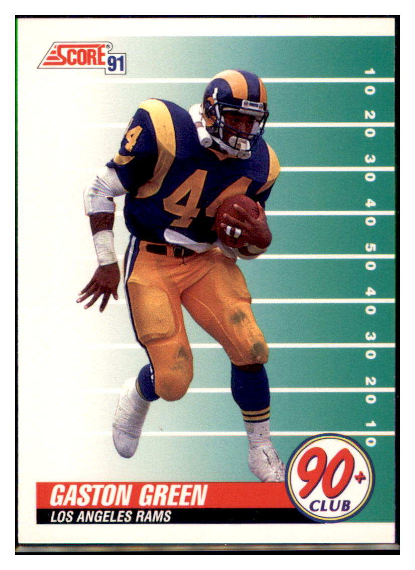 1991 Score Football Gaston Green Los Angeles Rams #322 Football card   VSMP1BOWV1 simple Xclusive Collectibles