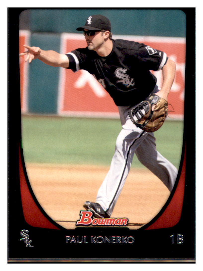 2011 Bowman Paul Konerko    Chicago White Sox #76 Baseball card   VSMP1BOWV1 simple Xclusive Collectibles