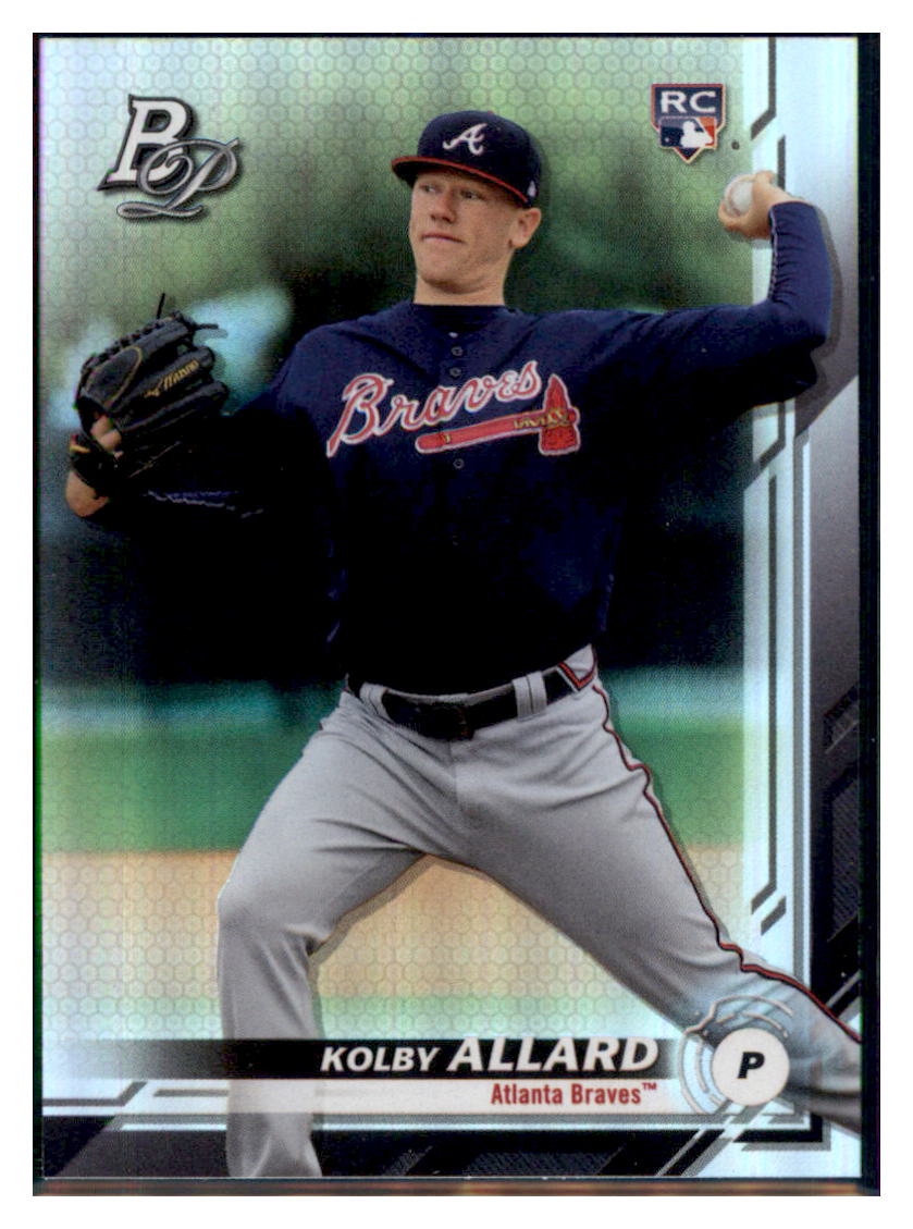 2019 Bowman Platinum Kolby Allard    Atlanta Braves #20 Baseball card   VSMP1BOWV1 simple Xclusive Collectibles
