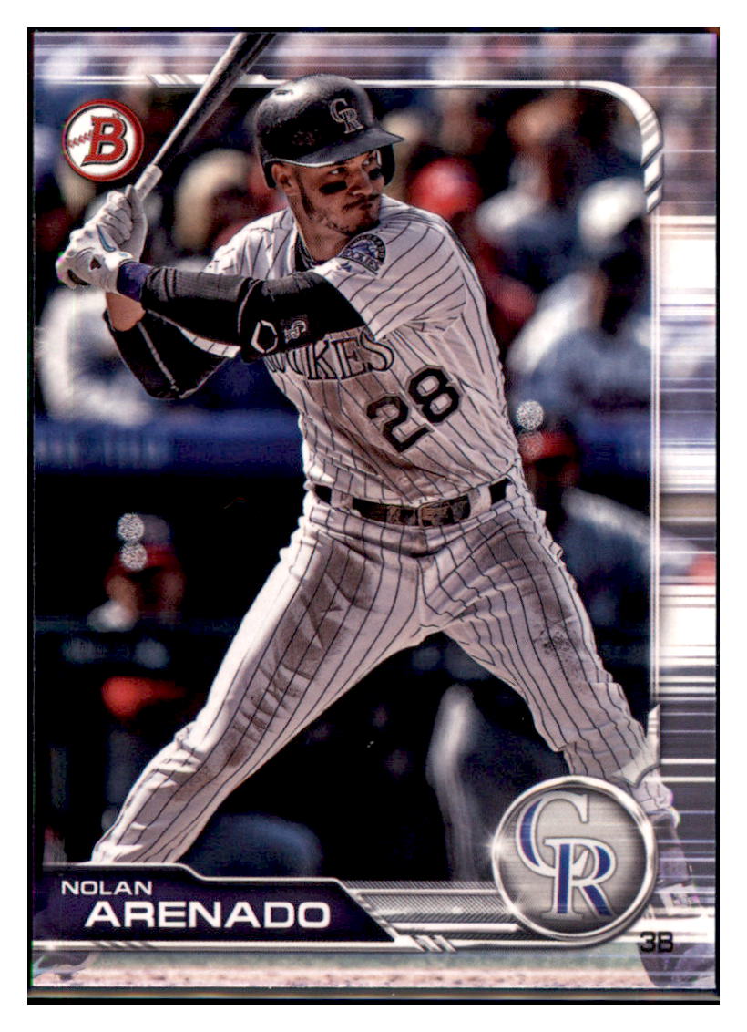 2019 Bowman Heritage Nolan Arenado    Colorado Rockies #53VR-112 Baseball
  card   VSMP1BOWV1 simple Xclusive Collectibles